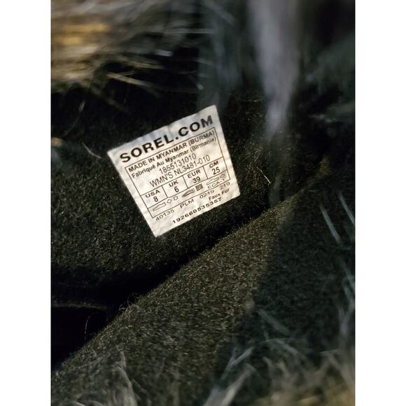 NWT Tall Sorel Fur trimmed Boots sz 8 - Picture 8 of 8
